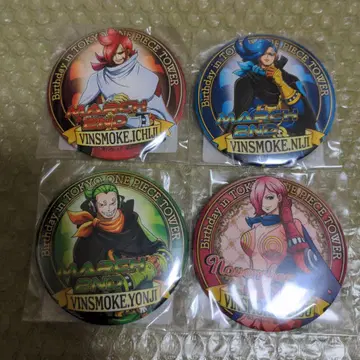 도쿄 원피스 타워 벌스데이 캔뱃지 2017 레이쥬 이치지 니지 요지