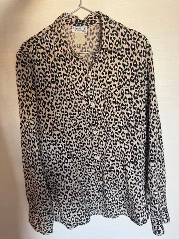 에네스베 ( agnes b. ) 레오파드 긴팔 셔츠