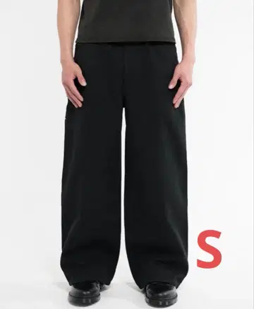 Asapmode 스태킹 캔버스 와이드 레그 팬츠