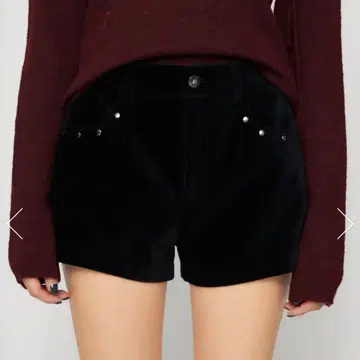 LAGUA GEM BRUSHED COMPACT 숏팬츠 블랙