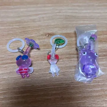 메지루시 액세서리 피크민 깃털 피크민 화이트 피크민 보라색 피크민 3점