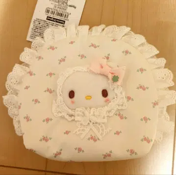 새상품 키티 티슈 파우치 포레스트 레이스