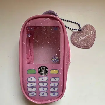 스타벅스 휴대폰형 키링