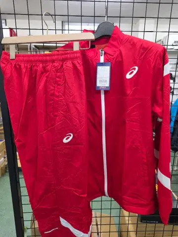 ASICS XA732N 레드 저지 L 사이즈