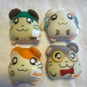 [ 초레어 ] Hamtaro 봉제 인형 찰싹 붙는 인형 4개!