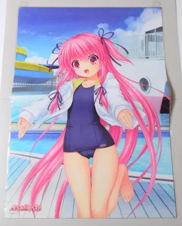 Angel Beats! 유이 Charlotte 유자 A2 클리어 포스터