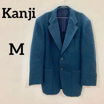 칸지 테일러드 자켓 심플한 디자인 네이비 M 상당