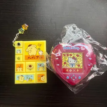 타일씰풍 미니 거울 미니게임기풍 참 키티와 포무포무푸린