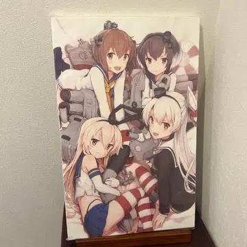 칸코레 풍 구축함 소녀 캔버스 아트