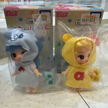 푸치 리카짱 나루미야 캐릭터즈 하나짱 민트군 2체 세트