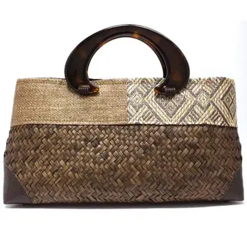 라탄 백 핸드백