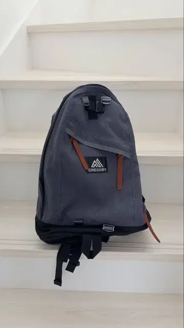 GREGORY 코듀로이 백팩 네이비 데이팩