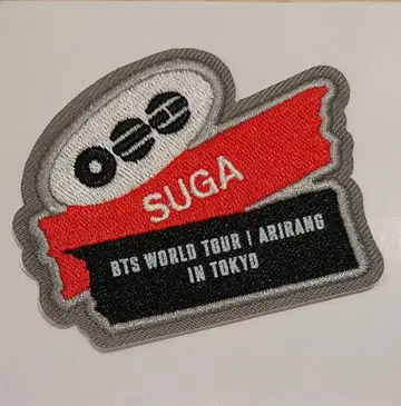 BTS 아리랑 팝업 와펜 스티커 SUGA 윤기