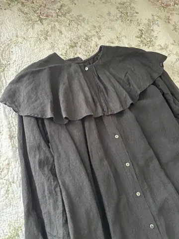 네스트로브 린넨 원피스 블랙