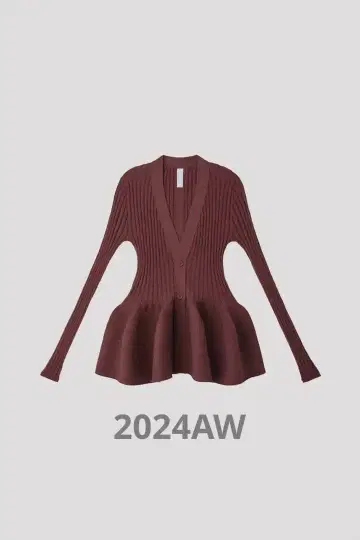 POTTERY GLITTER CARDIGAN BLUSH RED