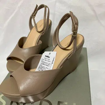 오픈토 웨지솔 샌들 ( L )