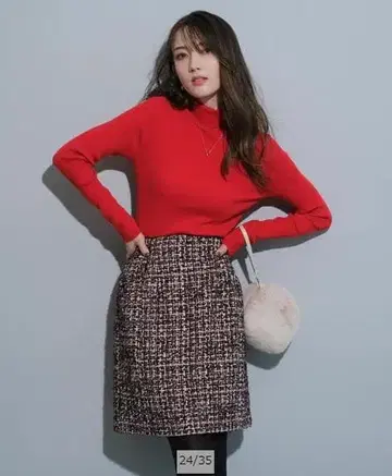 Apuweiser-riche 트위드 미니 스커트