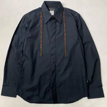 미사용 agnes b. HOMME 비즈 장식 드레스 셔츠 긴팔