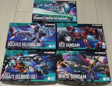 HG GQuuuuuuX (엔디미온 유닛 각성 시) & 화이트 건담 외