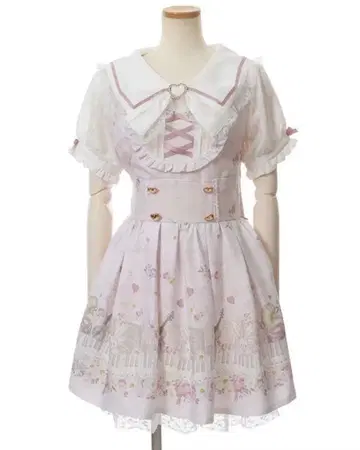 새상품급 LIZ LISA Melody Bunny 패턴 원피스