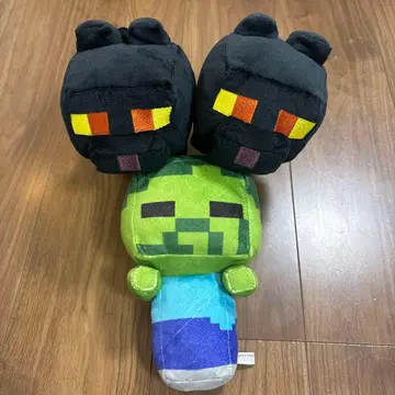 마인크래프트 봉제 인형 고양이 2마리 좀비