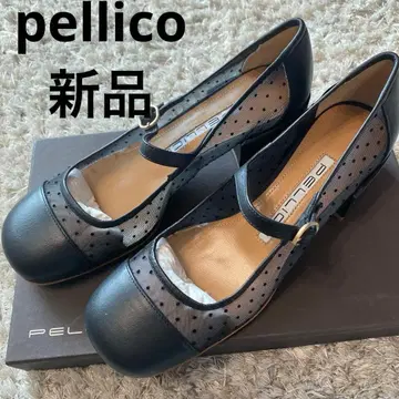 새상품 펠리코 pellico 메리 제인 메쉬 시스루 레이스