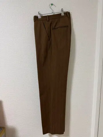 [ 빈티지품 ] 브라운 스트라이프 슬랙스
