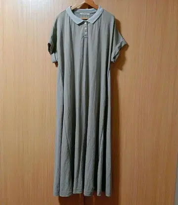 pual ce cin 퓨어세신 폴로 옷깃 롱 원피스