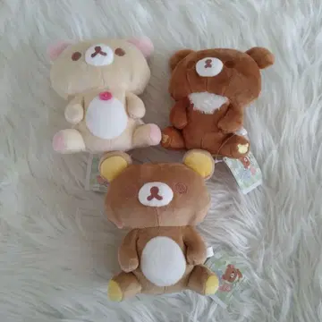 리락쿠마 코리락쿠마 차이로이코구마 봉제 인형 마스코트 택 포함 헤이세이