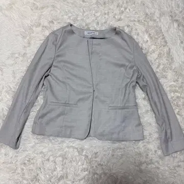 NATURAL BEAUTY BASIC 노카라 자켓 S 그레이