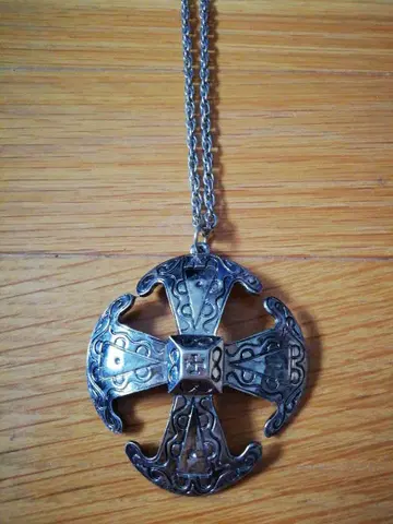 빈티지 목걸이 영국 Expuisite pendant 실버색