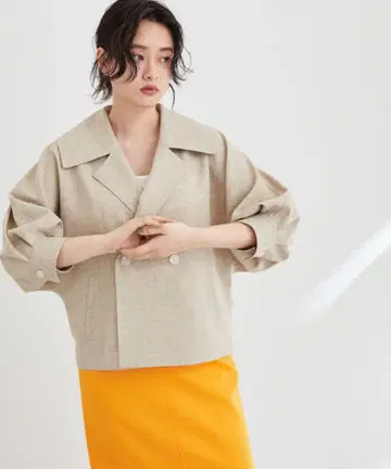 ADAM ET ROPE' 하프 슬리브 셔츠 자켓