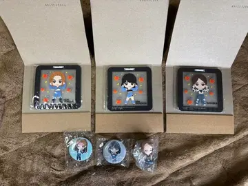 LE SSERAFIM 클리어 러버 코스터 캔뱃지 피규어 세트