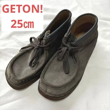 GETON! 스웨이드 치로리안 모카신 신발 크레이프솔 25cm
