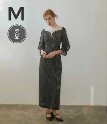 ANDRESD 아드레스드 오케이션 드레스 포멀 M 차콜