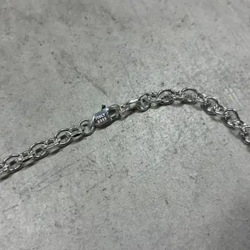 빈티지 이탈리아제 실버 925 심플 체인 목걸이