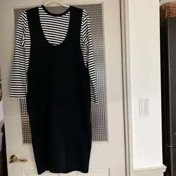 플레인 피플 오버롤 스커트