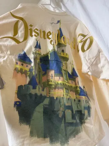 애너하임 캘리포니아 디즈니 70주년 스피자 긴팔 T셔츠 L