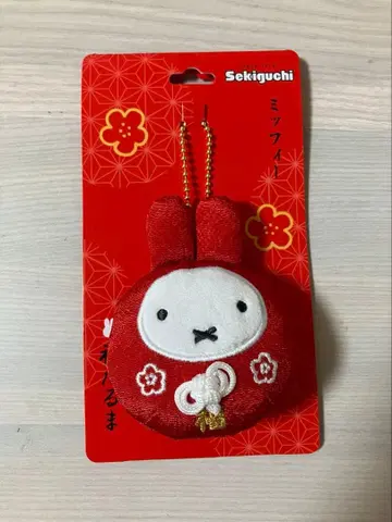 당일 발송 미피 복 달마 공 체인 미사용 세키구치 봉제 인형 마스코트