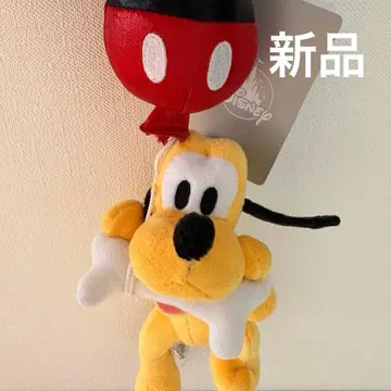 플루토 봉제 인형 키링 Balloon 풍선 디즈니 스토어