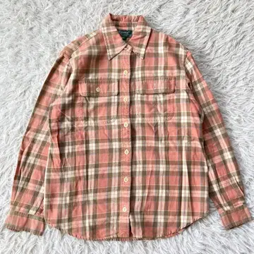 랄프 로렌 페티트 플란넬 셔츠 긴팔 셔츠 체크 셔츠 489