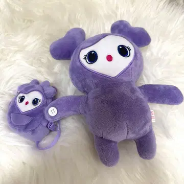 TWICE 사나 허그 인형 미니 백팩 파우치 GiGO 2점 세트