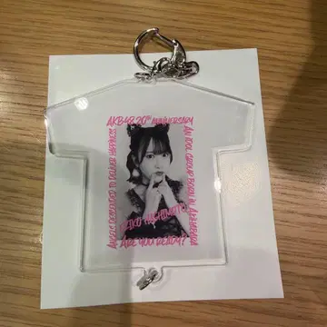 하시모토 에리코 AKB48 티셔츠형 랜덤 키링샴 고양이