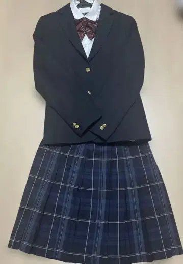 EAST BOY 블레이저 스커트 세트 네이비