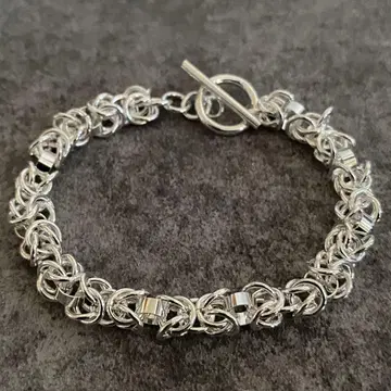 멕시칸 주얼리 실버 925 럭셔리 팔찌 토글