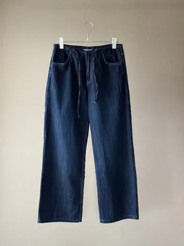 ZARA 와이드 데님 팬츠 이지 팬츠 인디고