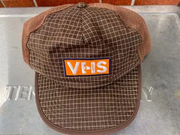 velo spica 체크 무늬 브라운 캡