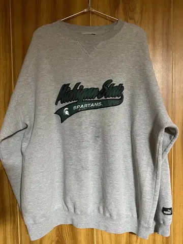 푸마 미시간 스테이트 스파르탄 맨투맨 XL