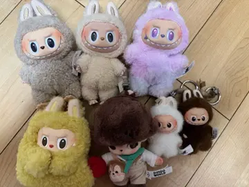 POPMART LABUBU DIMOO 봉제 인형 세트