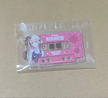 프로세카 카세트 테이프풍 아크릴 키링 아즈사와 코하네